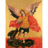 Damian Archangel Michael St.gabriel Byzantine Icon Canvas Wall Art