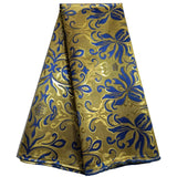 High Quality 3D Damask Embroidery Headtie Fabric