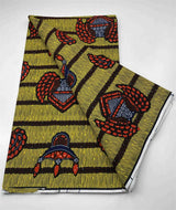 New fashion 100% cotton veritable gold print african real wax