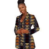 New Ankara Blazers African Wedding Party Short Coat