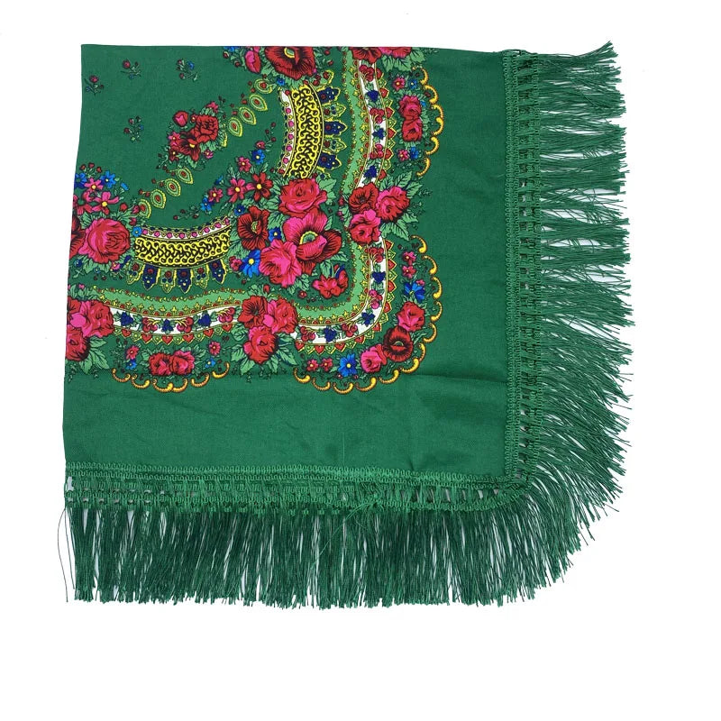 New Women Russian Style Square Scarf