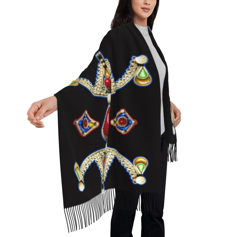 Amazigh Berber Kabyle Jewelry Scarf