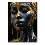 New Golden Radiant African Beauty Art Posters