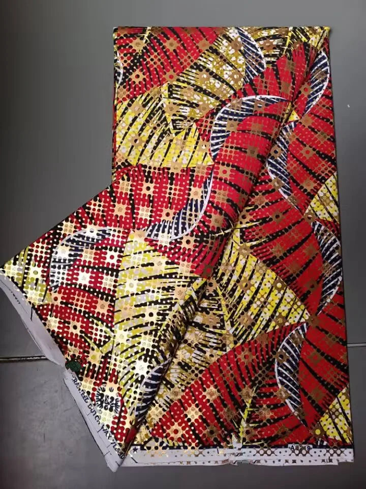 Hot Sale 100% Cotton Veritable African Wax Print Fabric