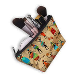 African Woman Print Cosmetic Bag