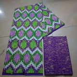 New Real Ankara Wax Lace fabric