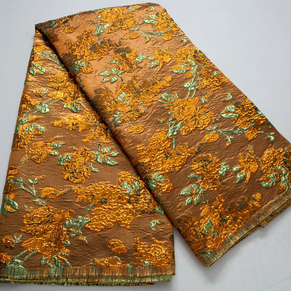 African Jacquard Brocade Lace Fabric