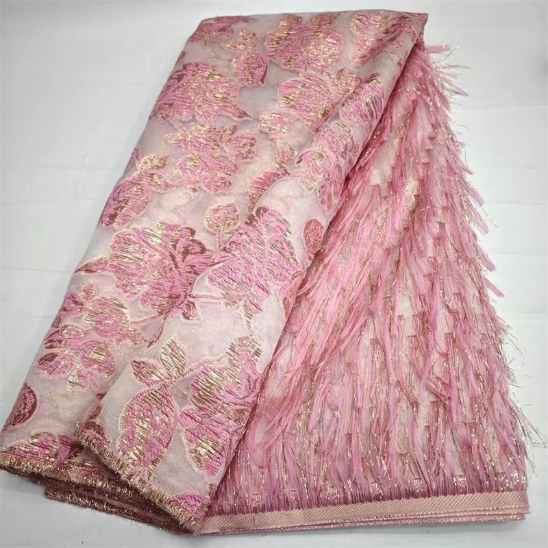 African Jacquard Brocade Luxury Fabric