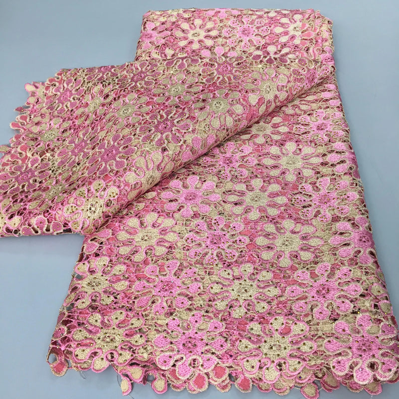 High Quality Water Soluble African Lace Fabric