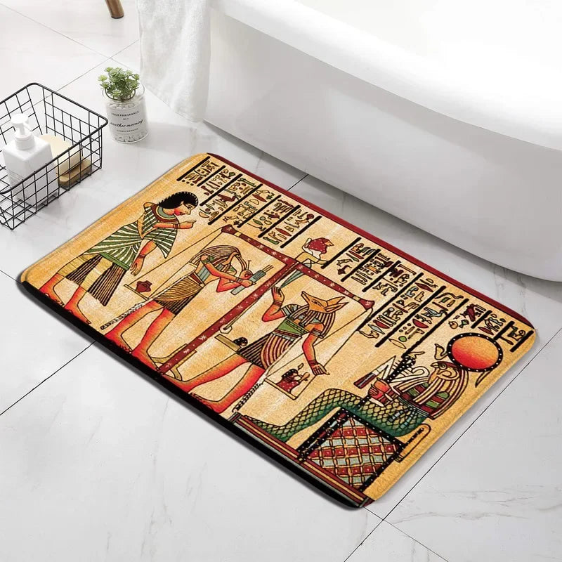 New Vintage Egyptian Bath Mat Set