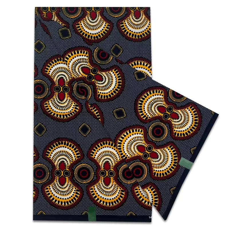 100% Cotton African Wax Print Fabric