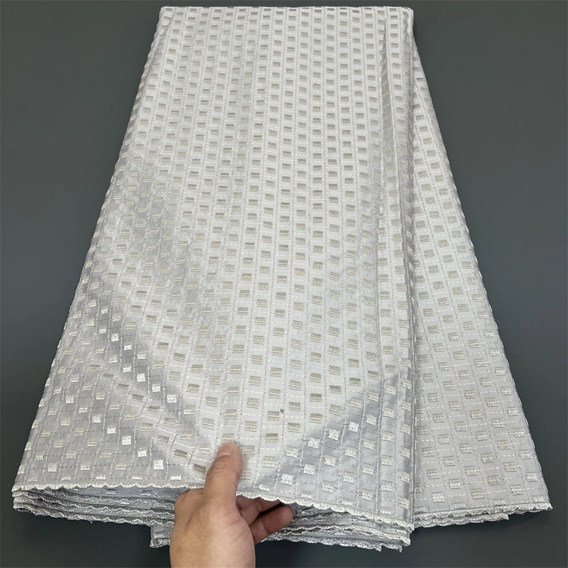 High Quality African Nigerian Tulle Lace Fabric