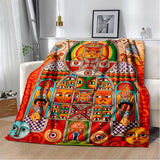 New Ethiopian Painting Art Africa Blanket