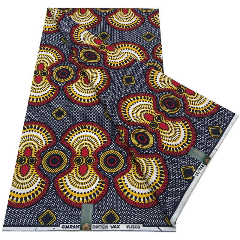 Real Wax Print Hollandais Pagne Africa Dress 100% Cotton fabric