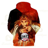 Kimetsu No Yaiba Anime 3D hoodie