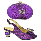 New Luxury Italian Shoes and Bags Matching Set