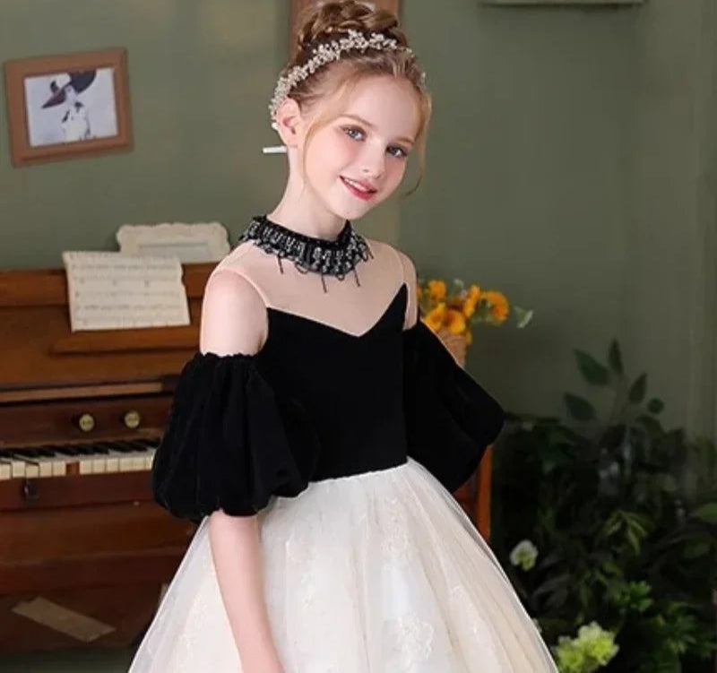 Hepburn Style Children's Princess Party Dress