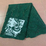 New Green Latest Africa Lace Fabric