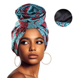 New Women African Print Stretch Bandana Head Wrap