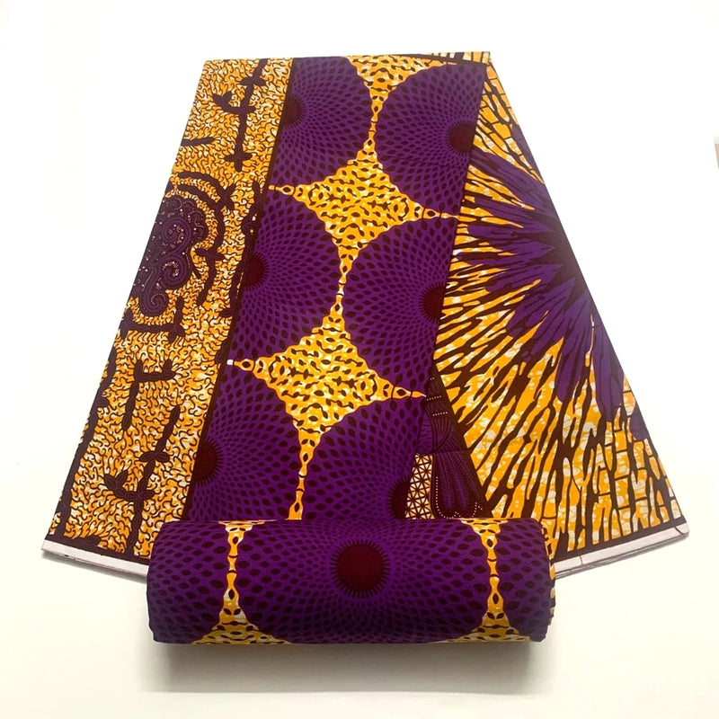 100% Cotton African Wax Print Fabric