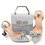 New Arrival Fashion Italian Shoes and Bag Sets