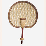 Summer Natural Environmentally Friendly Hand-Woven Fan