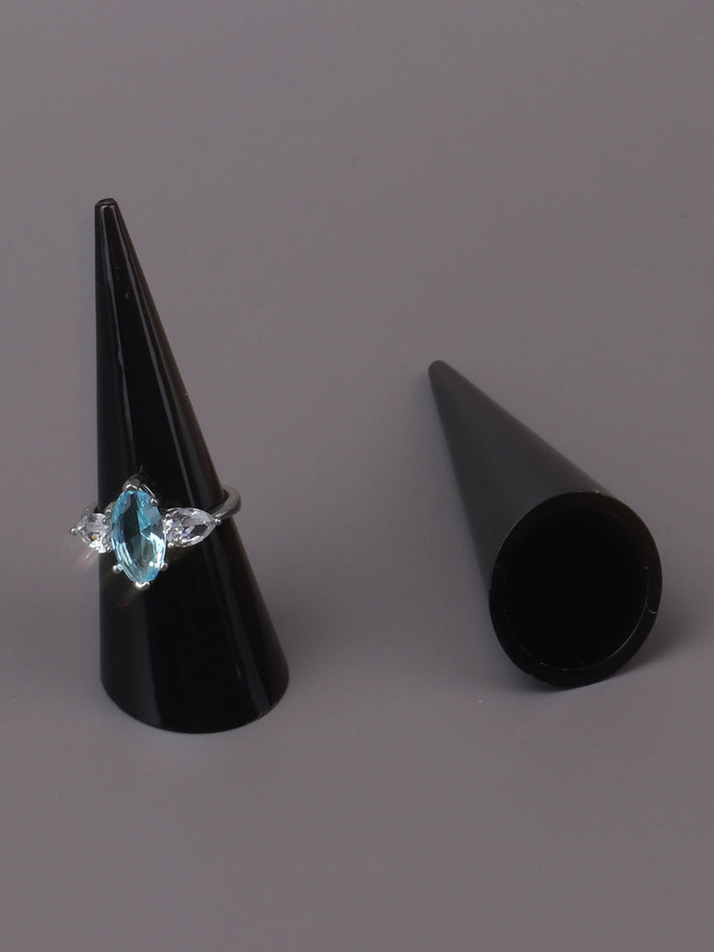 New Wholesale Clear Acrylic Riangle Conical Ring