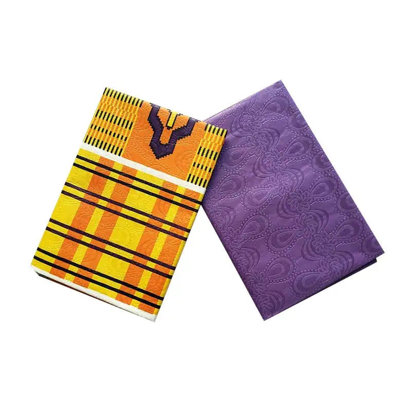 ACI African Real Wax Polyester Kente Fabric