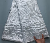 High Quality Nigerian African Organza Jacquard Lace Fabric