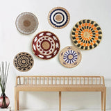 New Fashion INS Straw Rattan Wall Decor