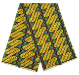 100%Cotton Tissu Ghana Pagne Wax Ankara Fabric