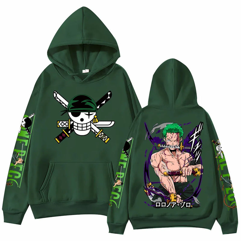 Anime One-Piece Zoro Hoodie