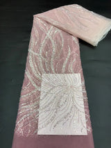 New African Luxury Sequins Lace Fabrics