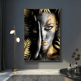 African Woman Portrait Wall Art Posters