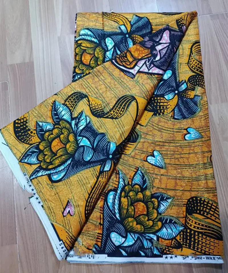 New Soft Cotton Veritable Real Wax Ankara Prints Batik Fabric