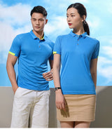 Summer Quick Drying Polos Printed Ice Cooling Shirt