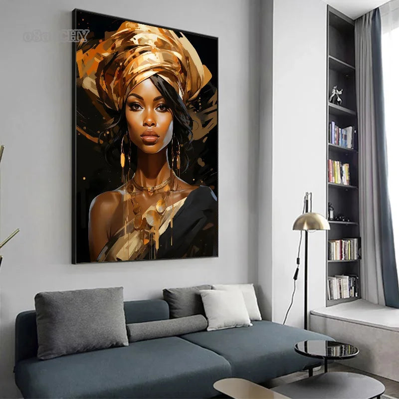 New Luxury Fashion African Poster