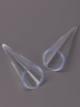 New Wholesale Clear Acrylic Riangle Conical Ring