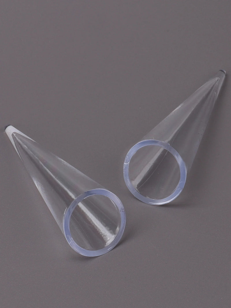 New Wholesale Clear Acrylic Riangle Conical Ring