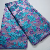 African Jacquard Brocade Lace Fabric