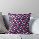 Afro Ankara Wax Print Throw Pillow cover