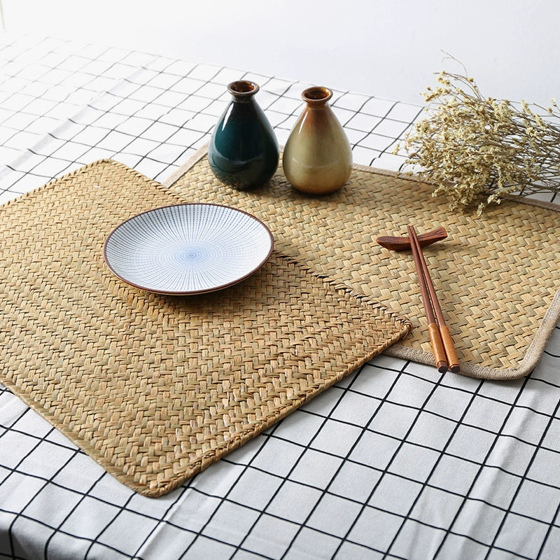 Simple Handmade Woven Creative Pastoral Placemat