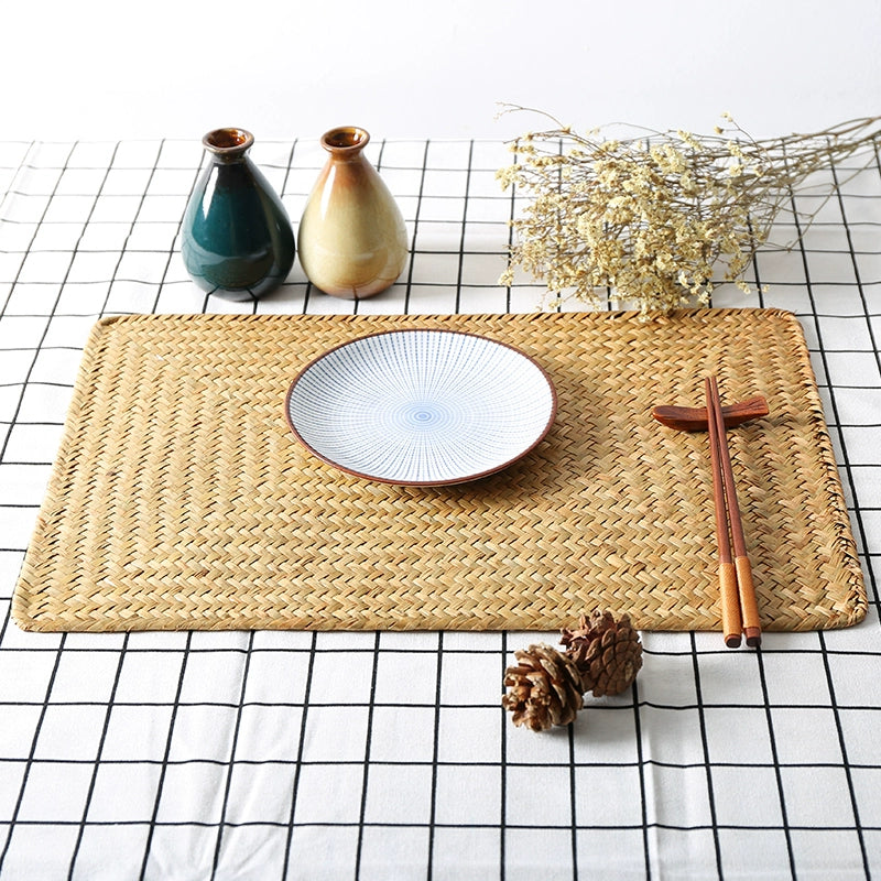 Simple Handmade Woven Creative Pastoral Placemat