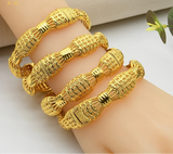 African Bangles 24K Gold Color Dubai Bracelet