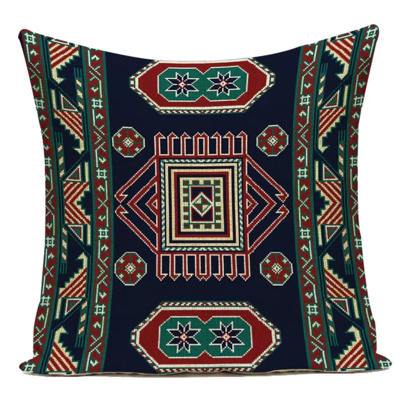 Decorative Throw Pillows Case Bohemia Mandala Geometric Polyester Sofa Home Cushion Cover Living Room Decoration