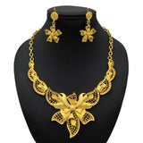 Dubai African 24K Gold Plated Jewelry Sets