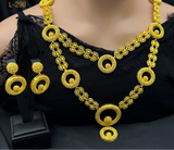 Dubai African 24K Gold Plated Jewelry Sets