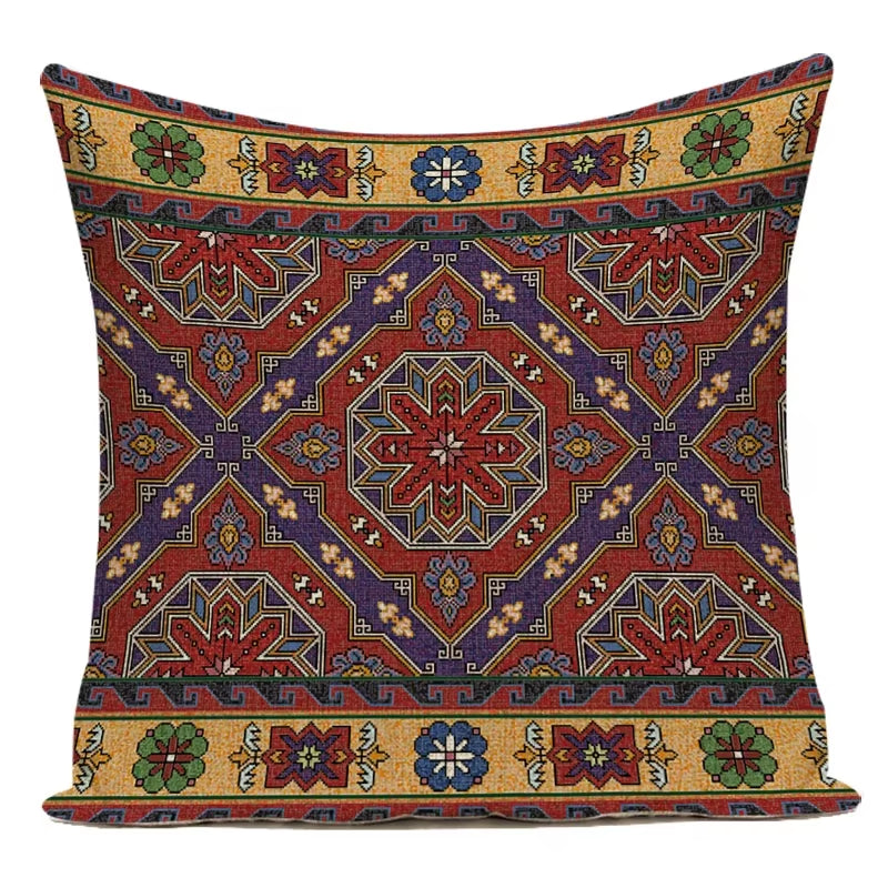 Decorative Throw Pillows Case Bohemia Mandala Geometric Polyester Sofa Home Cushion Cover Living Room Decoration