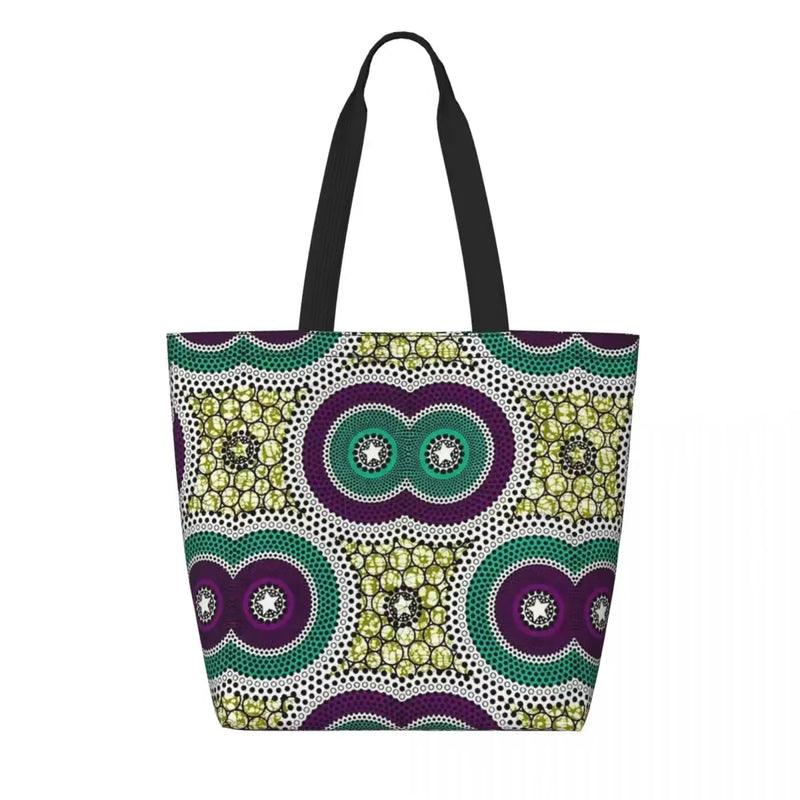 African Mud Cloth Bogolan Design Shopping Bag