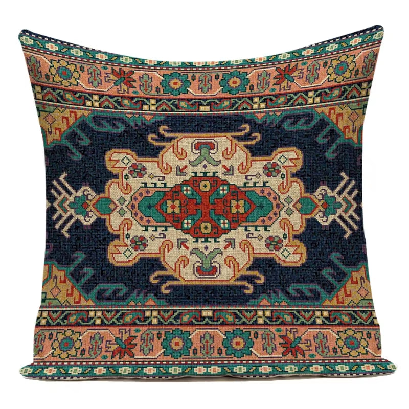 Decorative Throw Pillows Case Bohemia Mandala Geometric Polyester Sofa Home Cushion Cover Living Room Decoration